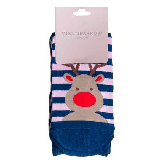 1 Pack Ladies Novelty Festive Christmas Bamboo Socks - Image 2