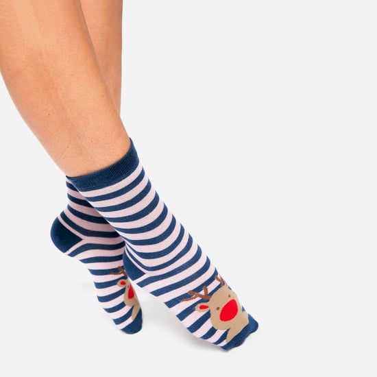 1 Pack Ladies Novelty Festive Christmas Bamboo Socks - Image 4