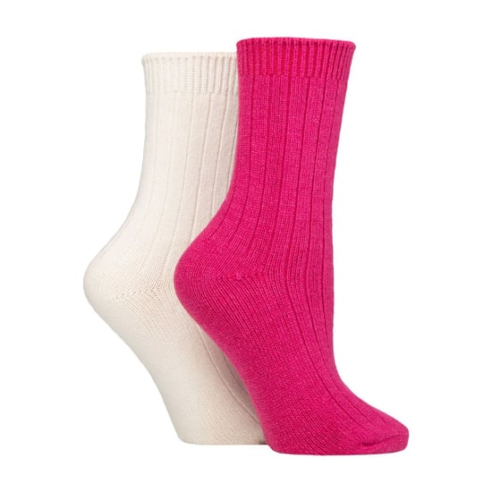 2 Pack Ladies Cashmere Wool Bed Socks for Sleep - Image 1