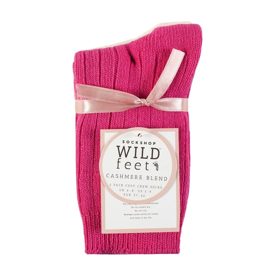 2 Pack Ladies Cashmere Wool Bed Socks for Sleep - Image 2