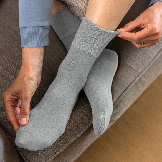 6-pack Dames Non-elastische Katoenen Diabetessokken met Naadloze Teen - Image 4