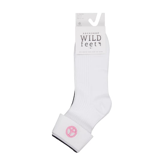 3 Pack Ladies Fashion Turnover Top Rib Lounge Socks - Image 2
