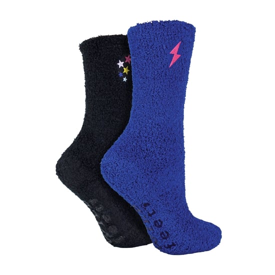 2 Pack Ladies Cosy Lounge Socks for Sleep - Image 1