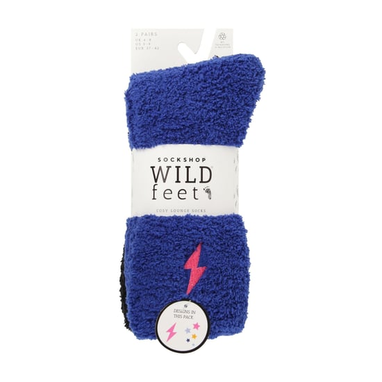 2 Pack Ladies Cosy Lounge Socks for Sleep - Image 2