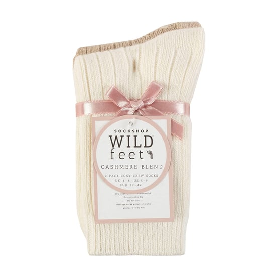 2 Pack Ladies Cashmere Wool Bed Socks for Sleep - Image 2