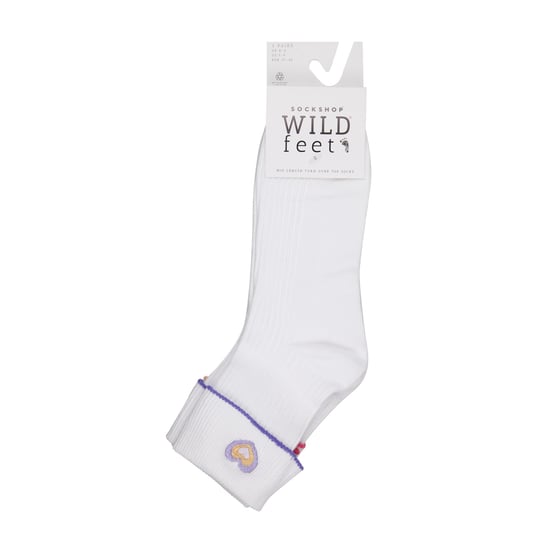 3 Pack Ladies Fashion Turnover Top Rib Lounge Socks - Image 2