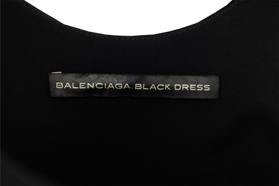 Balenciaga pärlprydd svart klänning - 10-talet - Image 3