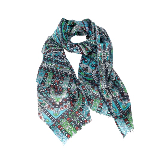 Etro Paisley Silk Scarf - Image 1