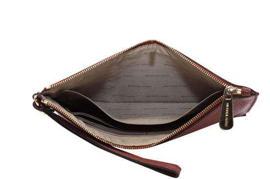 Michael Kors Wristlet Pouch in Pink Leather - Image 5