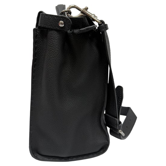 Fendi Selleria Peekaboo XL Top Handle Bag in Black Leather - Image 5