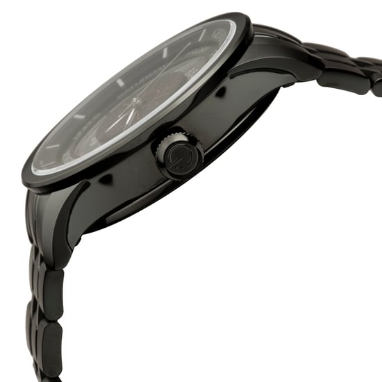 Gevril Men's Columbus Circle Black Dial Stainless Steel Watch - Image 3