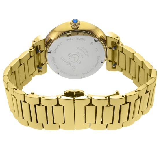 GV2 Berletta Women's 316L Stainless Steel IPYG Case, White Dial, IPYG Stainless steel bracelet. - Image 2