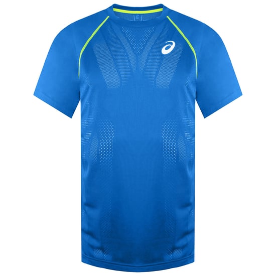Asics Match Actibreeze Mens Blue Tennis Top - Image 1