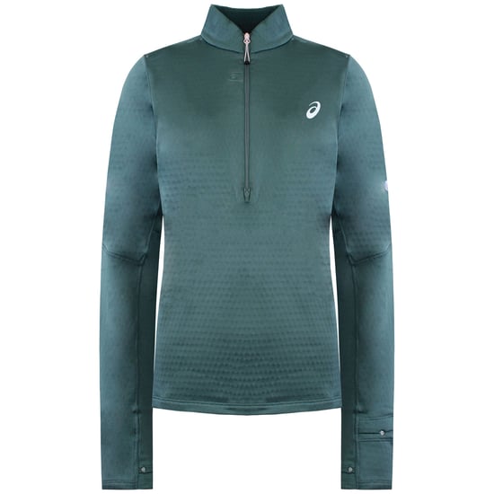 Asics Road Winter Womens Teal Midlayer Top - Image 1