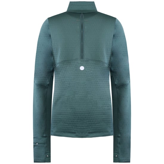 Asics Road Winter Womens Teal Midlayer Top - Image 2