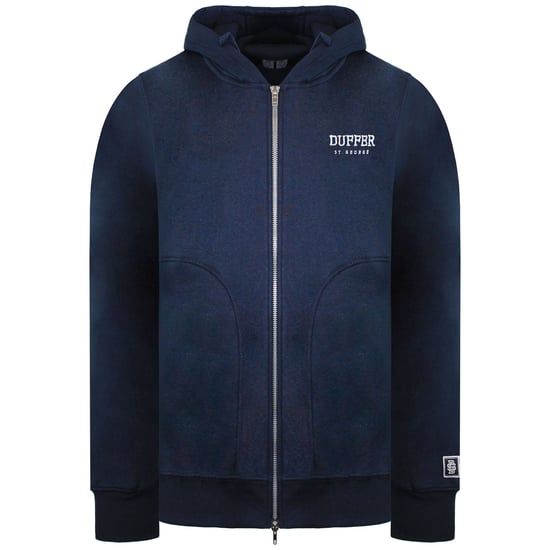 Duffer Legacy Mens Navy Track Jacket - Image 1