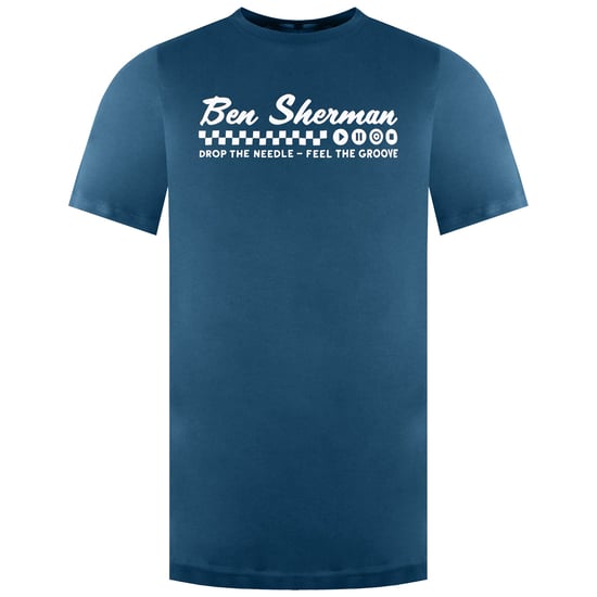 Ben Sherman Feel The Groove Mens Teal T-Shirt - Image 1