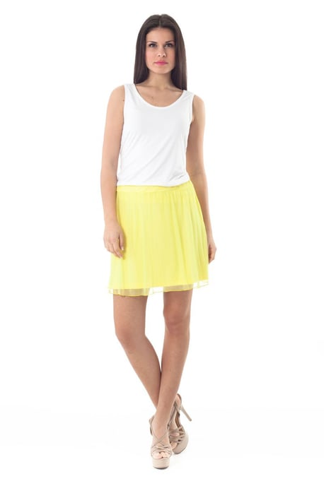 Women's Sleeveless Top – Micromodal Jersey Front and Polyamide Lace Back - Image 2