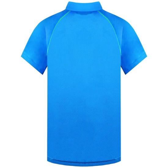 Asics Match Actibreeze Mens Blue Tennis Polo Shirt - Image 2