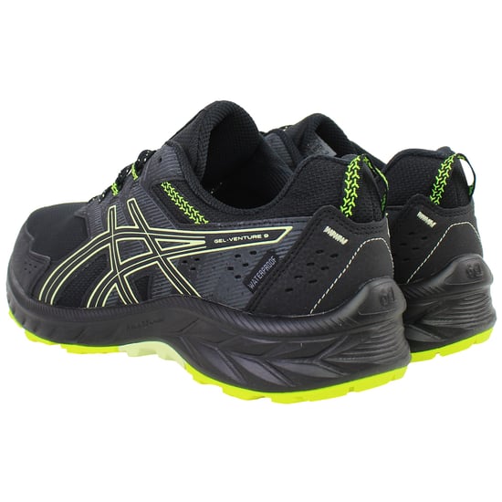 Asics Gel-Venture 9 Waterproof Mens Black Running Shoes - Image 3