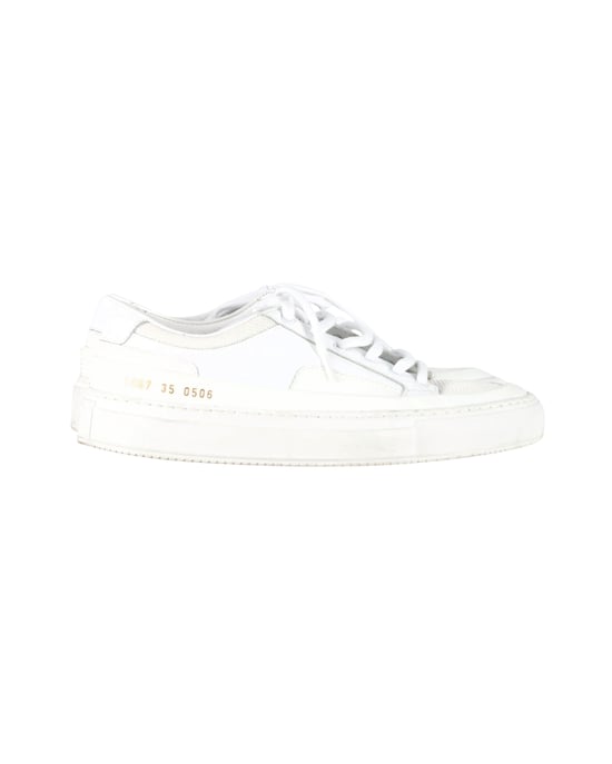 Common Projects Achilles Super Sneakers in White Leather - Image 1