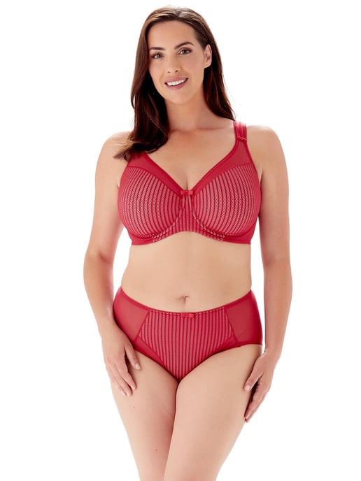 Beauty Stripe Smoothing Bra - Passion Red - Image 2