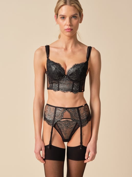 VIP Intrigue Suspender - Black - Image 3