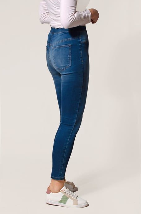 Blue Denim Jeggings - Image 4