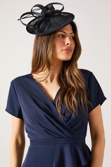 Tailored Crepe Ruffle Pencil Dress - Image 3