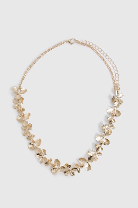 Flower Detail Necklace - Image 3