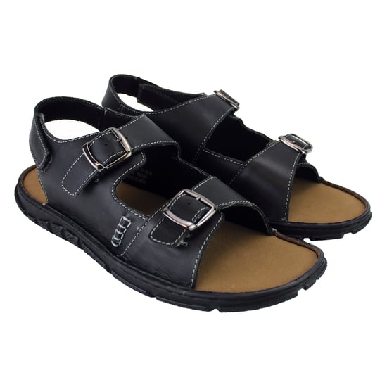 Mens Summer Beach Leather Sandals - Image 1