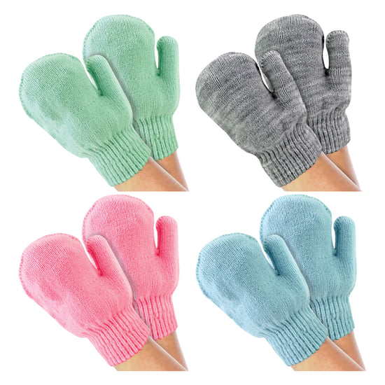 4-pack söta babyvantar för vintern | Vantar för babypojkar och -flickor - Image 1