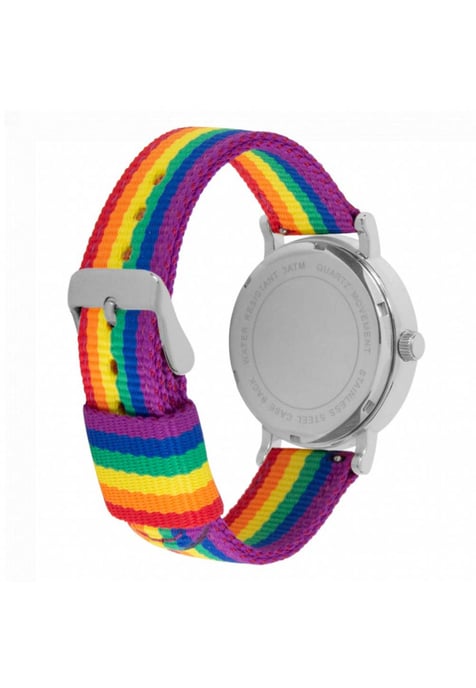 Toff London TLWS-70556 38mm Pride Ribbon Rainbow Batons Watch - Image 4
