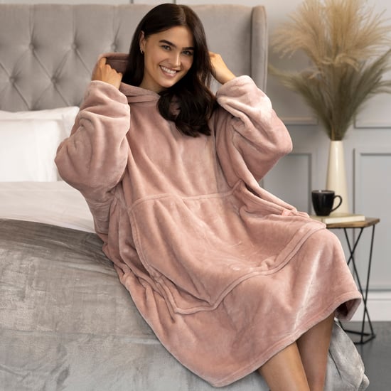 Varm Fleecetäcke Oversized Hoodie - Extra Lång Snoodie för Extra Mysighet - Image 2