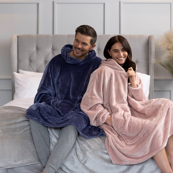 Varm Fleece Oversized Filt Hoodie - Extra Lång Snoodie för Extra Mysighet - Image 2