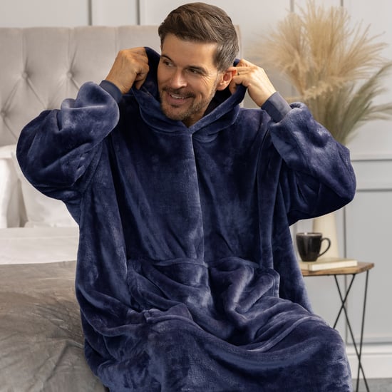 Varm Fleece Oversized Filt Hoodie - Extra Lång Snoodie för Extra Mysighet - Image 3