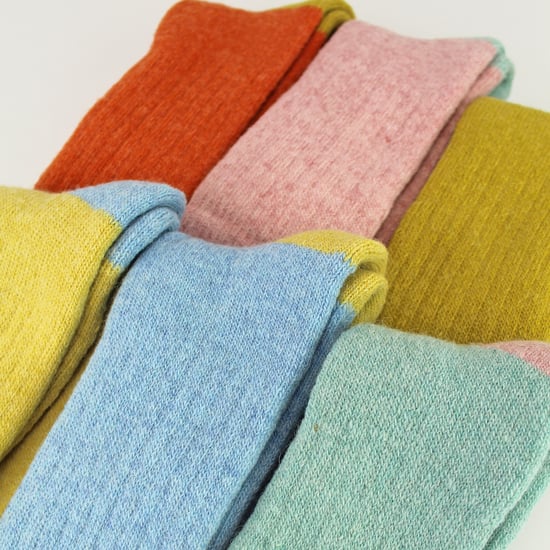 6 Pairs Ladies Alpaca Lounge Socks For Bed - Image 4