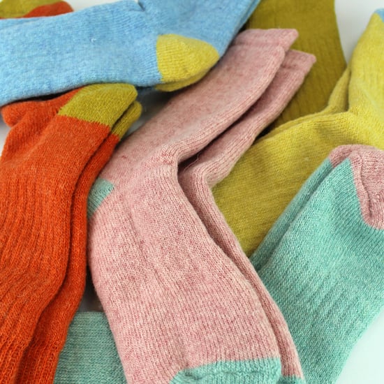 6 Pairs Ladies Alpaca Lounge Socks For Bed - Image 5