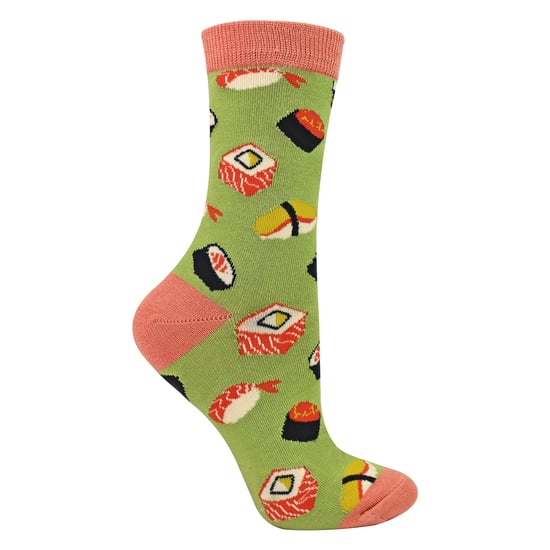 Ladies Sushi Novelty Patterned Bamboo Socks - Image 1