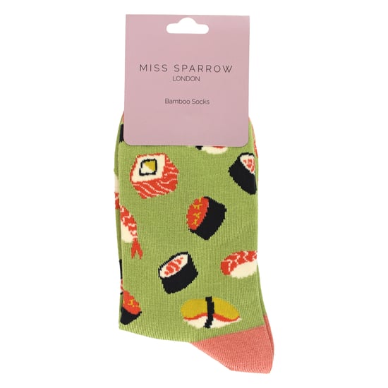 Ladies Sushi Novelty Patterned Bamboo Socks - Image 2