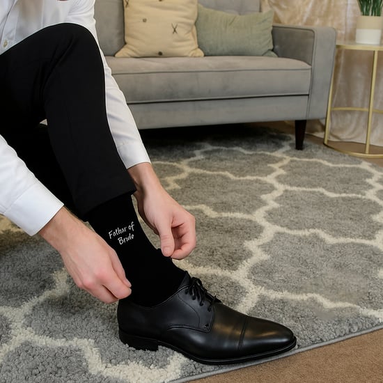 3 Pairs Mens Wedding Socks for Father of the Groom & Bride | Wedding Gift - Image 4