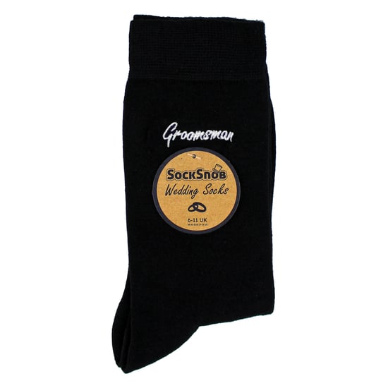 Mens Wedding Socks for Groom Groomsman Best Man Father of the Groom and Bride - Image 2