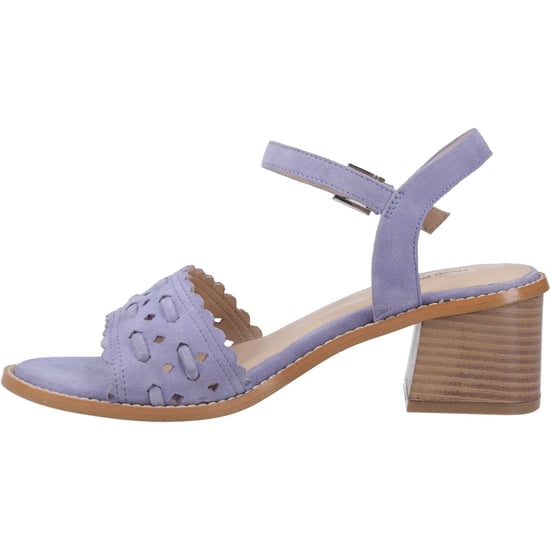 Hush Puppies Lacie Suède Dames Blauwe Sandalen - Image 4