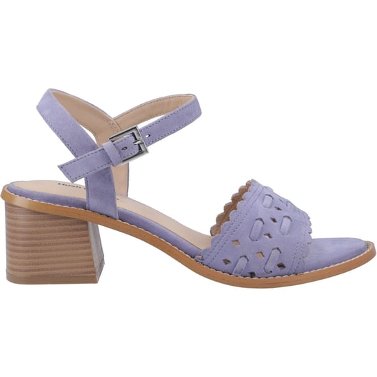 Hush Puppies Lacie Suède Dames Blauwe Sandalen - Image 5