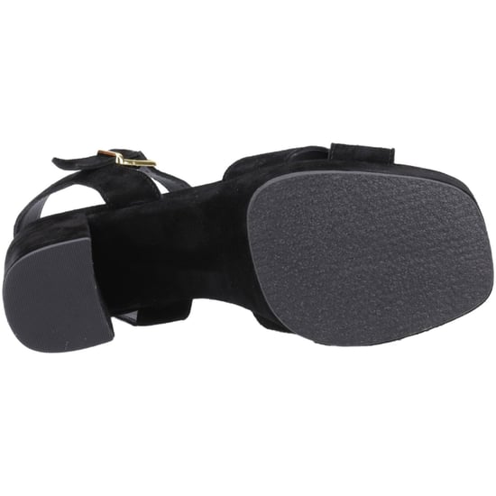 Hush Puppies Ophelia Suède Dames Zwarte Sandalen - Image 3