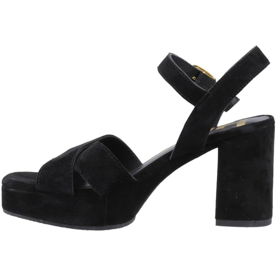 Hush Puppies Ophelia Suède Dames Zwarte Sandalen - Image 4