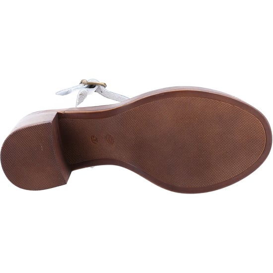 Hush Puppies Georgia Leather Women's White Sandals - Image 3