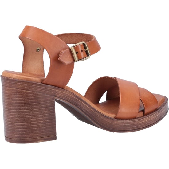 Hush Puppies Georgia Leather Women's Tan Sandals - Image 2