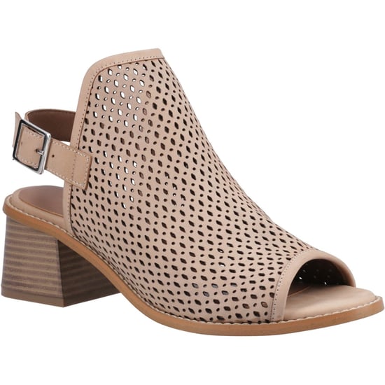 Hush Puppies Louise Klackade Läder Dam Sandaler i Taupe - Image 1