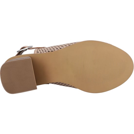 Hush Puppies Louise Klackade Läder Dam Sandaler i Taupe - Image 3